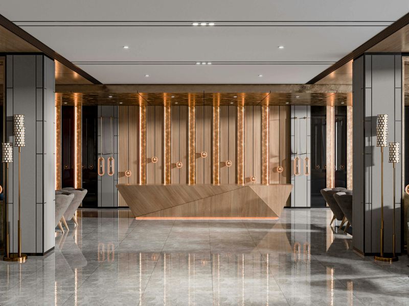 עיצוב לובי בניין